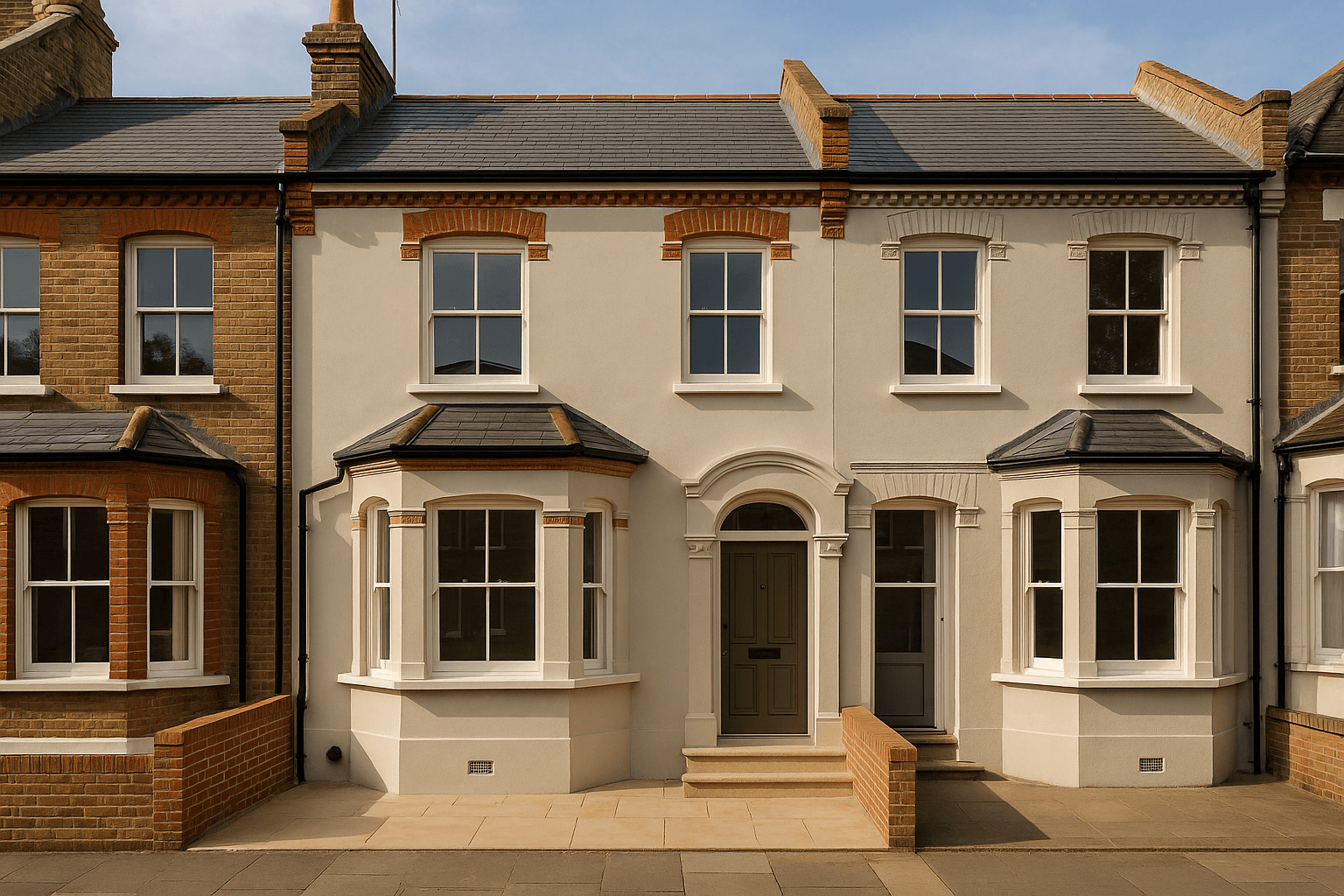 Professional exterior renovation work