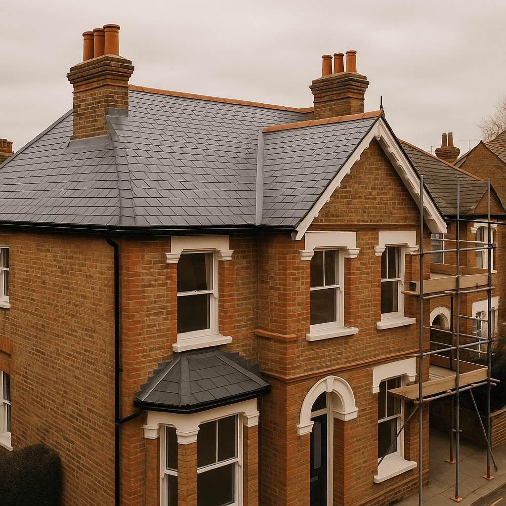 New fascias, soffits and guttering