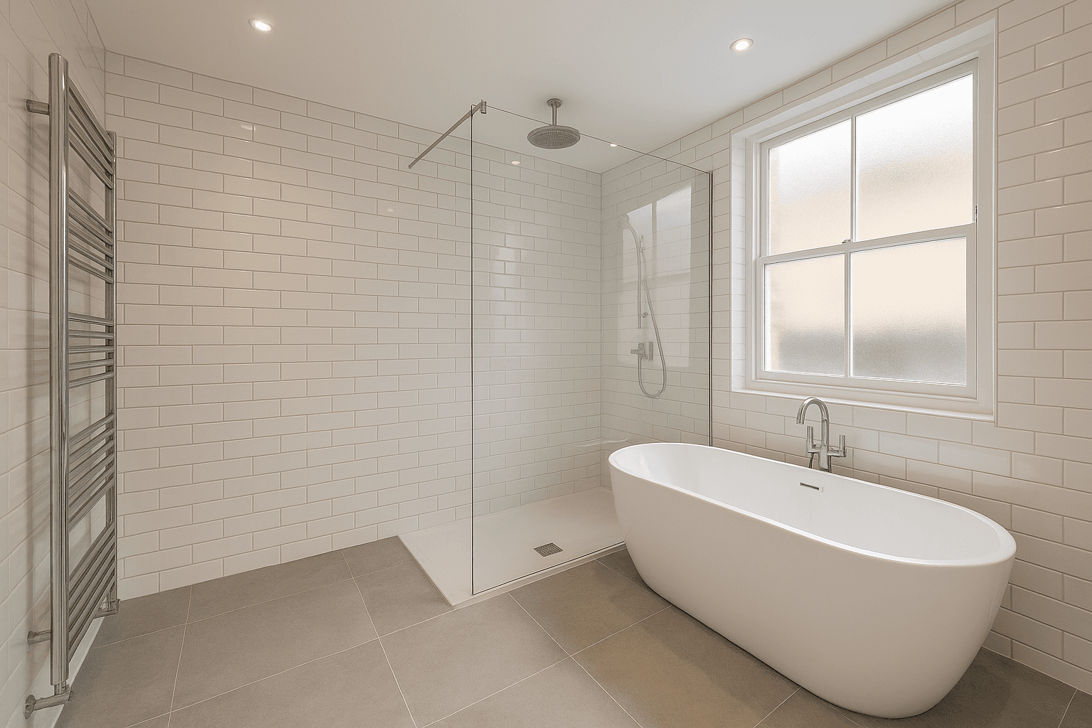 Professional bathroom renovation